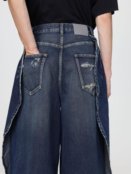 26FW 발렌시아가 튤립 팬츠 872218TRW61 4060 Blue - BALENCIAGA