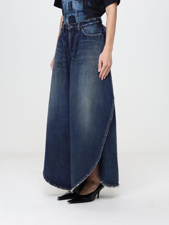 26FW 발렌시아가 튤립 팬츠 872218TRW61 4060 Blue - BALENCIAGA