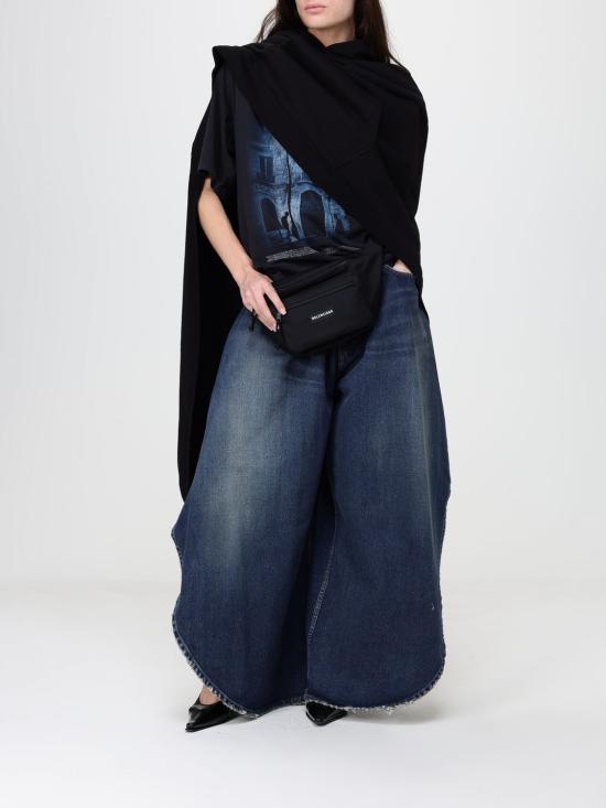 26FW 발렌시아가 튤립 팬츠 872218TRW61 4060 Blue - BALENCIAGA