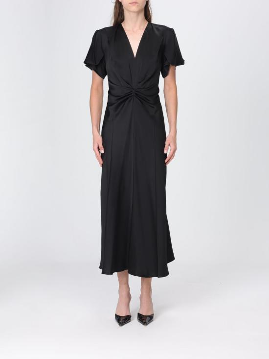 26FW 빅토리아 베컴 롱 원피스 1226WDR005195D Black