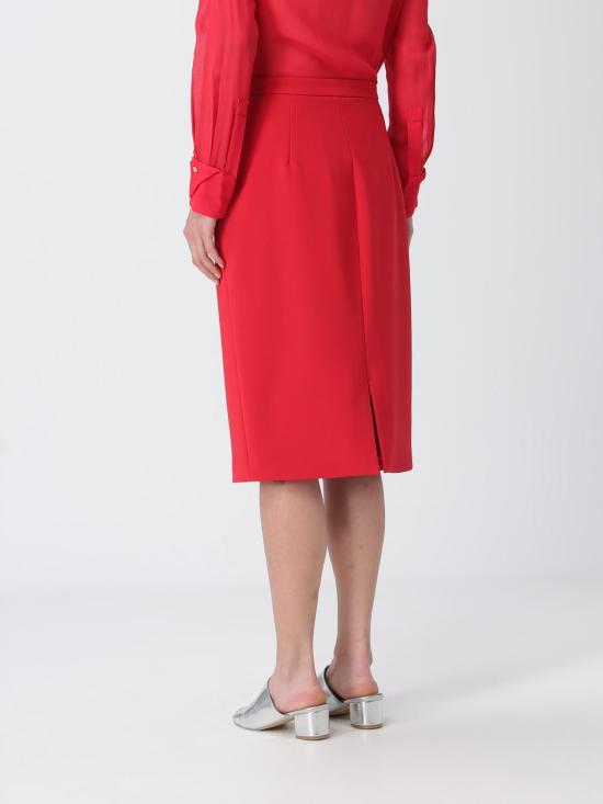 26FW 엘리자베타프랜치 미디 스커트 GO22366E2 CG5 Red - ELISABETTA FRANCHI