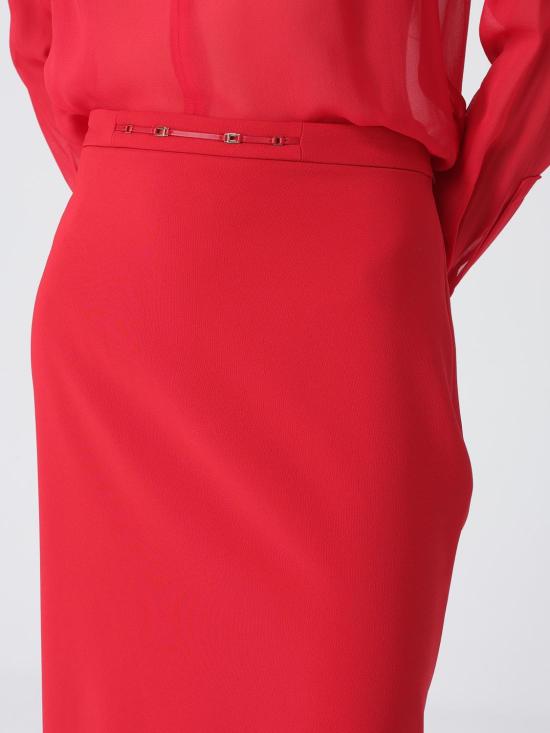 26FW 엘리자베타프랜치 미디 스커트 GO22366E2 CG5 Red - ELISABETTA FRANCHI