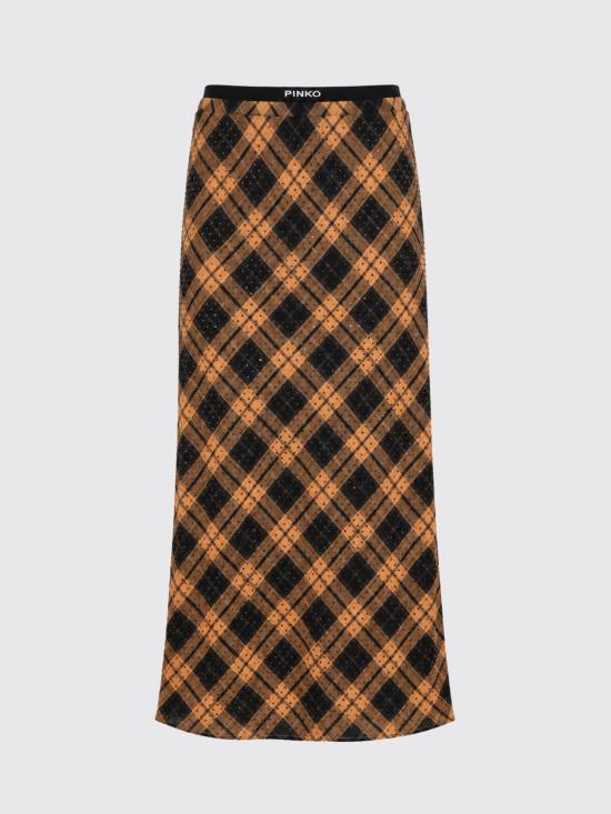 26FW 핑코 롱 스커트 107343A3FA CZ3 Camel - PINKO