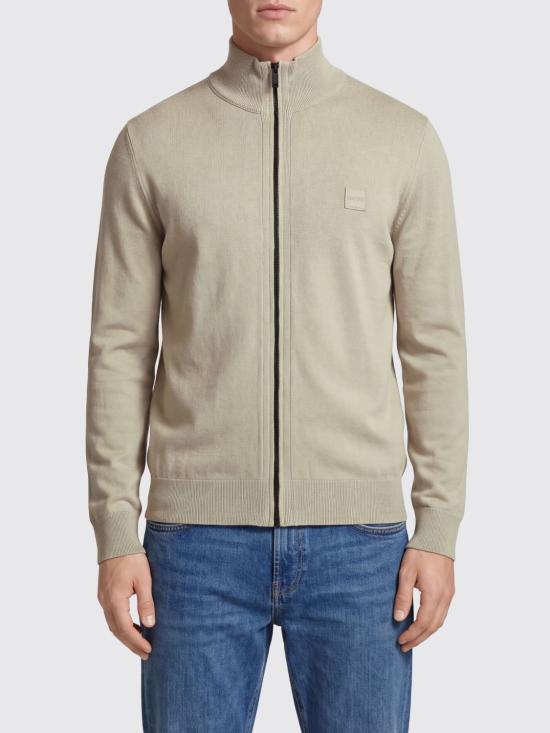 26FW 보스 집업 니트 50543692 271 Beige