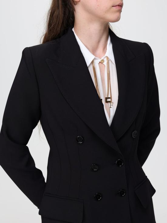 26FW 엘리자베타프랜치 수트 자켓 GI25766E2 110 Black - ELISABETTA FRANCHI