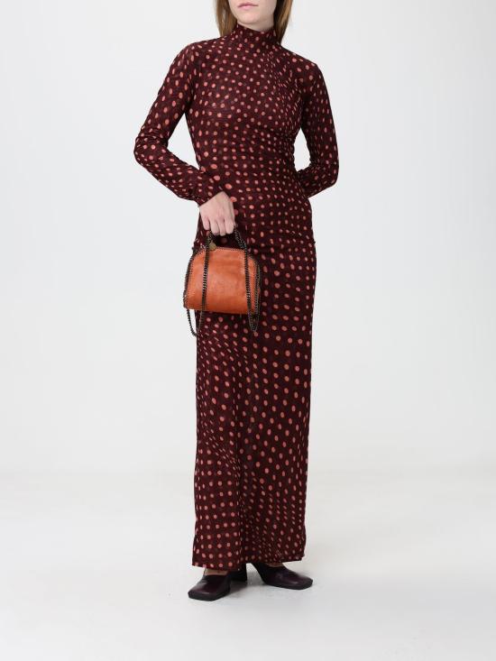26FW 스텔라 맥카트니 롱 원피스 6J04773SQA75 6107 Burgundy - STELLA MCCARTNEY