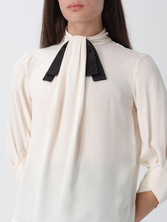 26FW 엘리자베타프랜치 블라우스 CA17866E2 E84 White - ELISABETTA FRANCHI