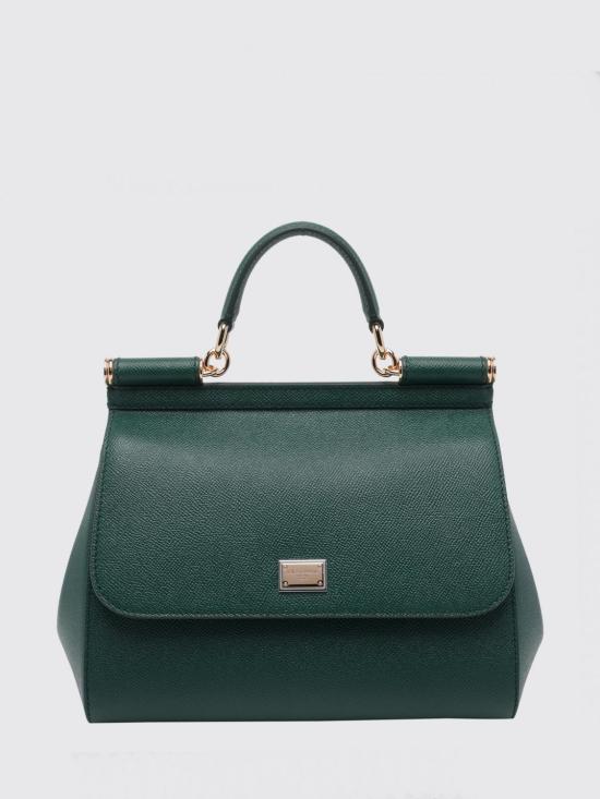 26FW 돌체앤가바나 라지 시실리 핸드백 BB6002B1001 87399 Green