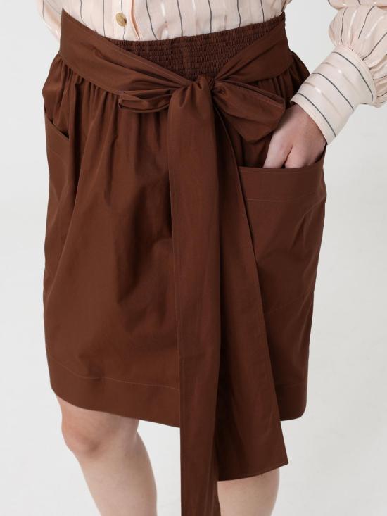 26FW 끌로에 미디 스커트 CH26UJU34144 26N Brown - CHLOE