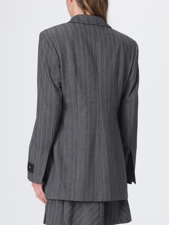 26FW 핑코 수트 자켓 107278A3FF IN4 Grey - PINKO