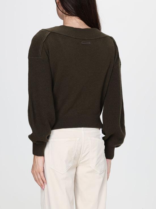 26FW 핑코 스웨터 107874A3P4 X18 Green - PINKO