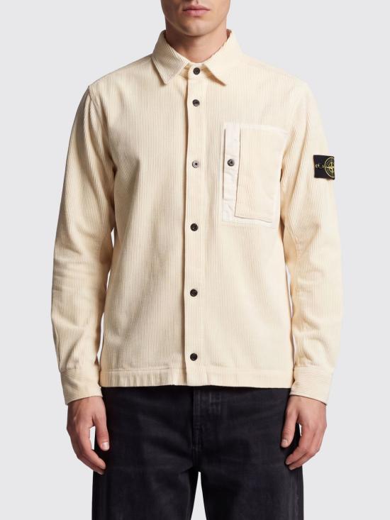 26FW 스톤 아일랜드 긴팔 셔츠 1200016S0212 V0093 White