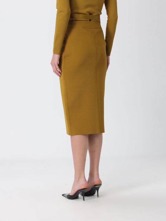 26FW 톰포드 미디 스커트 GCK263YAX1085 GFB Olive - TOMFORD