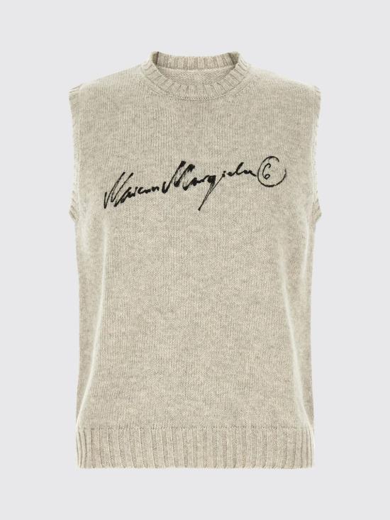 26FW MM6 메종마르지엘라 니트 베스트 SH0FB0028M13288 806S Grey - MM6 MAISON MARGIELA
