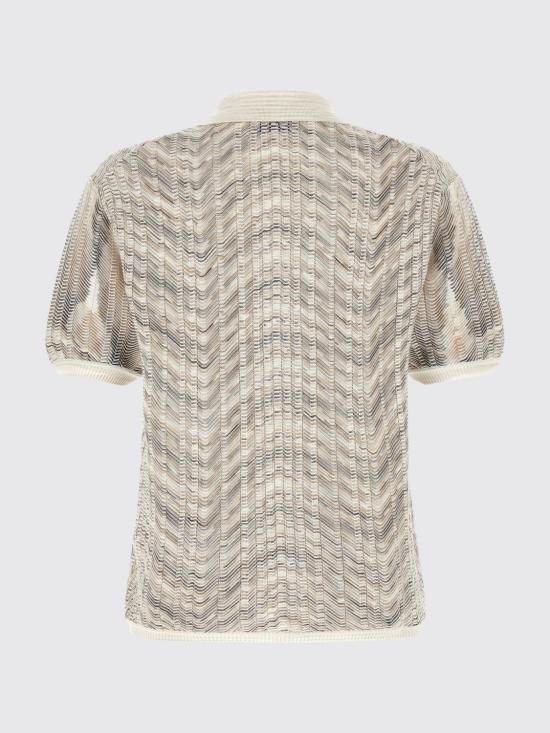 26FW 미소니 폴로 티셔츠 US26W204 S01MX Multicolor - MISSONI