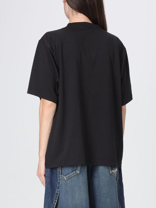 26FW 발렌시아가 더 도어 오버사이즈 티셔츠 871733TUVO4 1000 Black - BALENCIAGA
