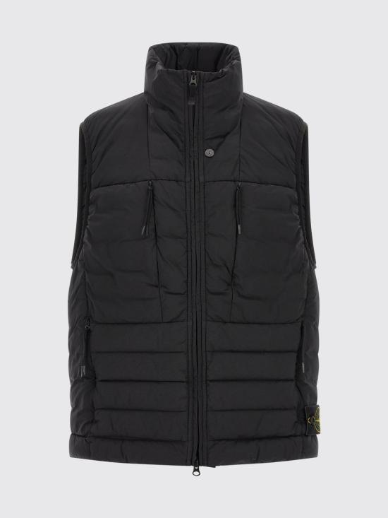 26FW 스톤 아일랜드 패딩 조끼 G100011S0183 V0029 Black - STONE ISLAND