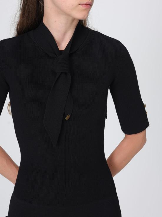 26FW 엘리자베타프랜치 숏 원피스 AM04S66E2 110 Black - ELISABETTA FRANCHI