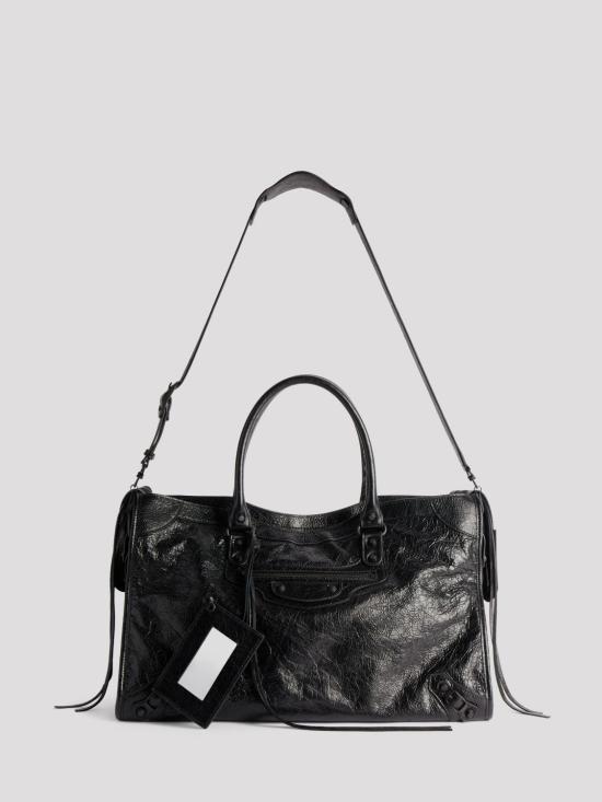 26FW 발렌시아가 르 시티 백 라지 8657652ACME 1000 Black