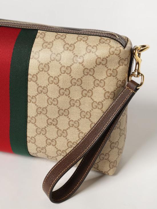 26FW 구찌 웹 디테일의 미디엄 GG 크로스백 웹 디테일의 미디엄 GG 크로스백 A002KXFAF99 9646 Brown - GUCCI