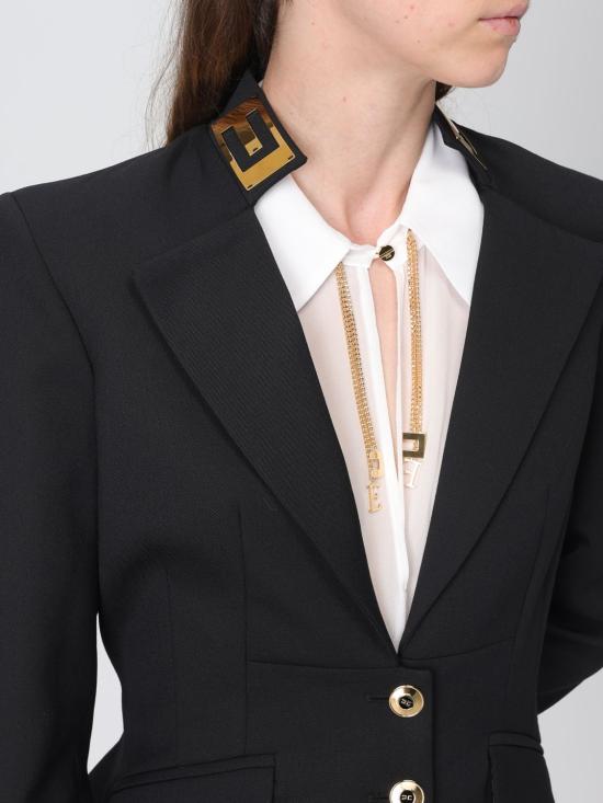 26FW 엘리자베타프랜치 수트 자켓 GI24966E2 110 Black - ELISABETTA FRANCHI
