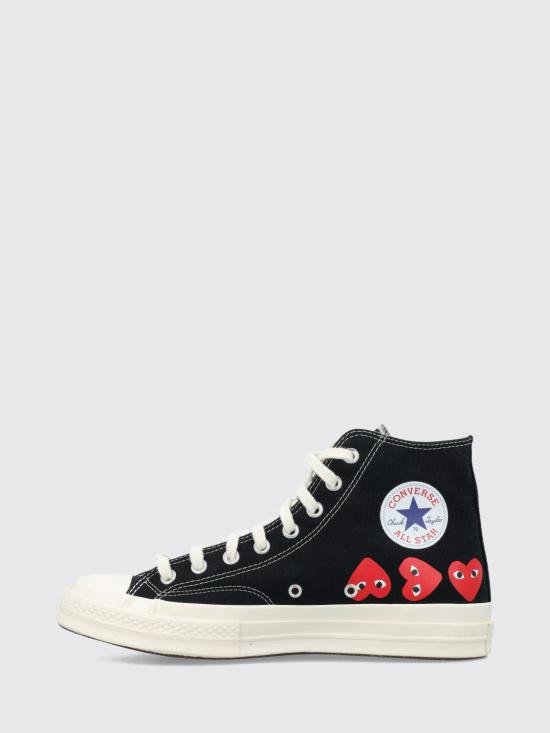 26FW 꼼데가르송 플레이 X 컨버스 스니커즈 AZK127001 1 Black - COMME DES GARCONS PLAY CONVERSE