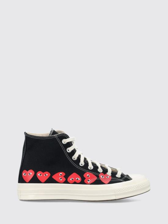 26FW 꼼데가르송 플레이 X 컨버스 스니커즈 AZK127001 1 Black