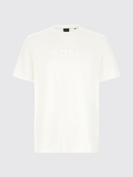 26FW 보스 반팔 티셔츠 50553652 101 White - BOSS