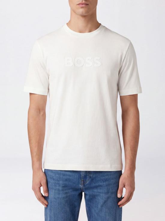 26FW 보스 반팔 티셔츠 50553652 101 White