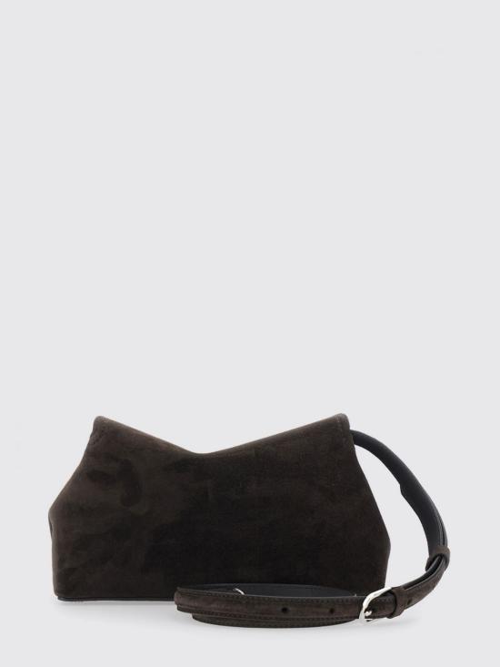 26FW 토템 T락 스웨이드 클러치 241WAL944LE0004 102 Brown - TOTEME