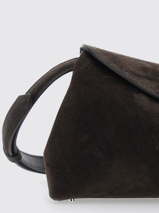 26FW 토템 T락 스웨이드 클러치 241WAL944LE0004 102 Brown - TOTEME