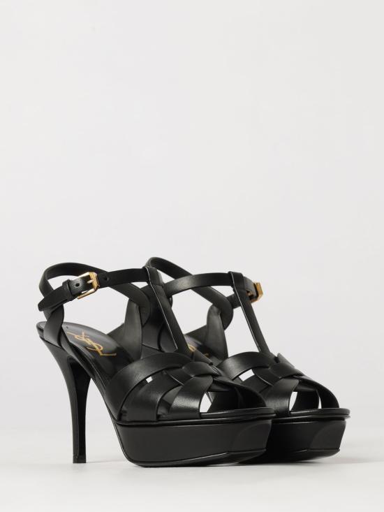 26FW 생로랑 트리뷰트 플랫폼 샌들 315490BDA00 1000 Black - SAINT LAURENT