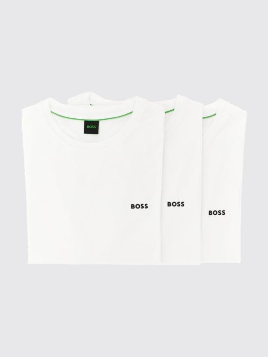26FW 보스 반팔 티셔츠 50559436 100 White - BOSS