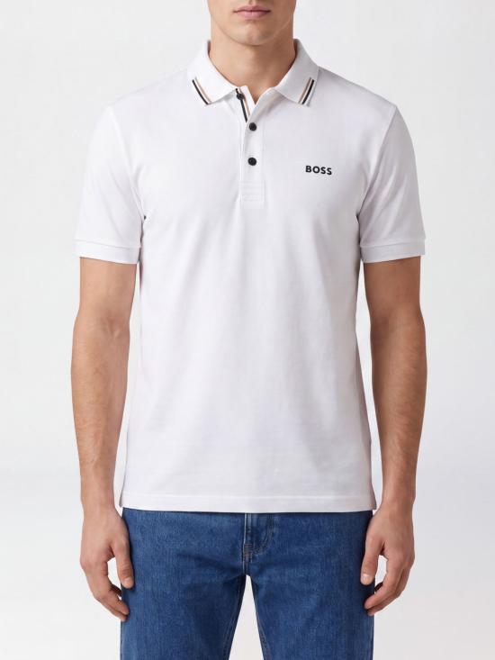 26FW 보스 폴로 티셔츠 50564779 100 White