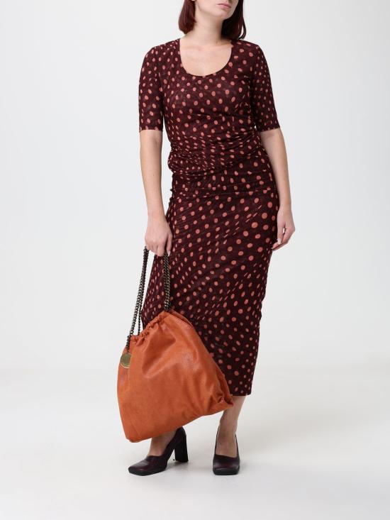 26FW 스텔라 맥카트니 롱 스커트 6J04353SQA75 6107 Burgundy - STELLA MCCARTNEY