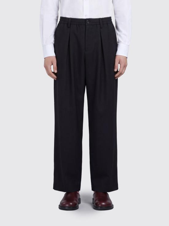 26FW 마르니 스트레이트 팬츠 PUMU0017U4UTW839 00N99 Black