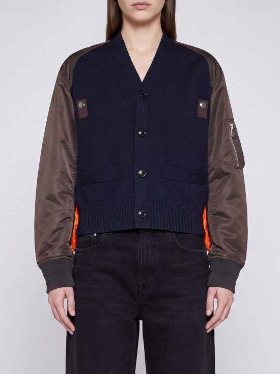 26FW 사카이 가디건 2608586 233 Navy