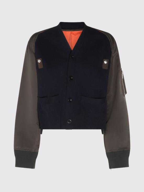 26FW 사카이 가디건 2608586 233 Navy - SACAI