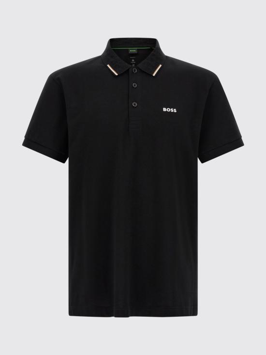 26FW 보스 폴로 티셔츠 50564779 001 Black - BOSS