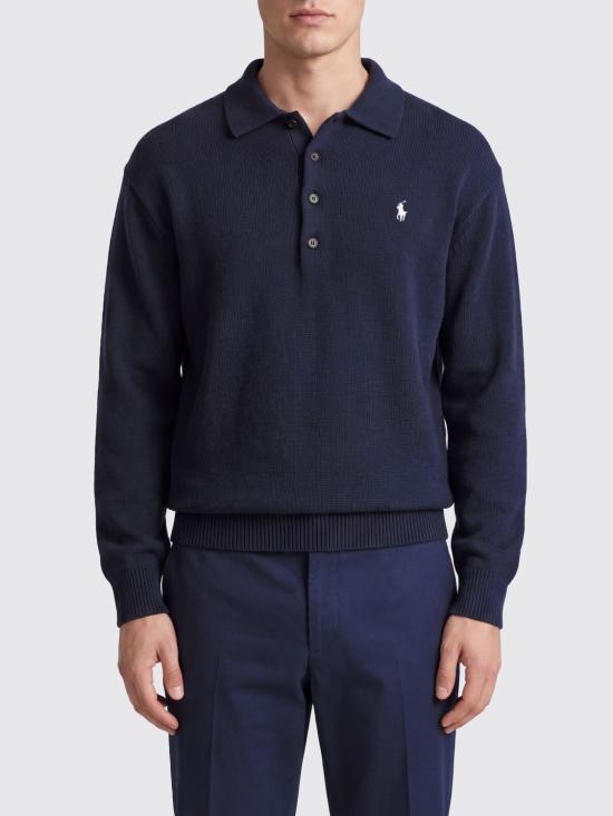 26FW 폴로 랄프로렌 폴로 티셔츠 710B20258 001 Blue