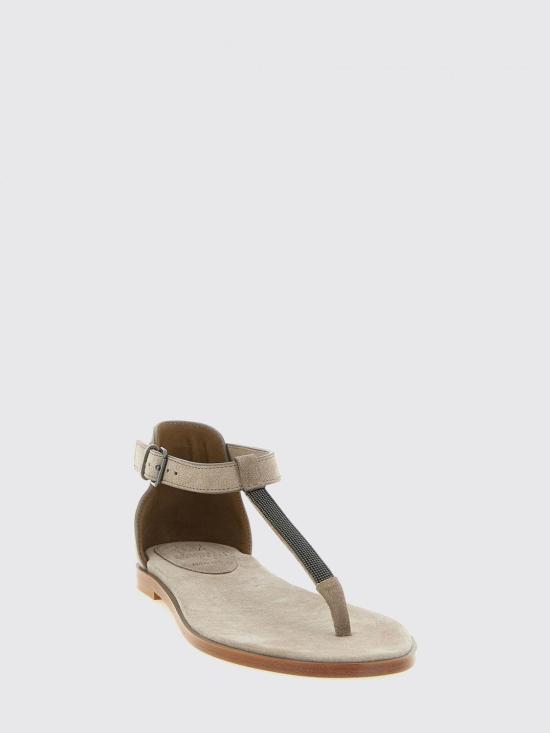 26SS 브루넬로 쿠치넬리 샌들 MZSFC3257 C5859 Beige - BRUNELLO CUCINELLI