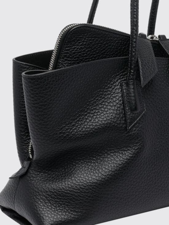26FW 디 아티코 라 파세지아타 미디엄 탑 핸들 백 250WAH00054LBT117AA 100 Black - THE ATTICO
