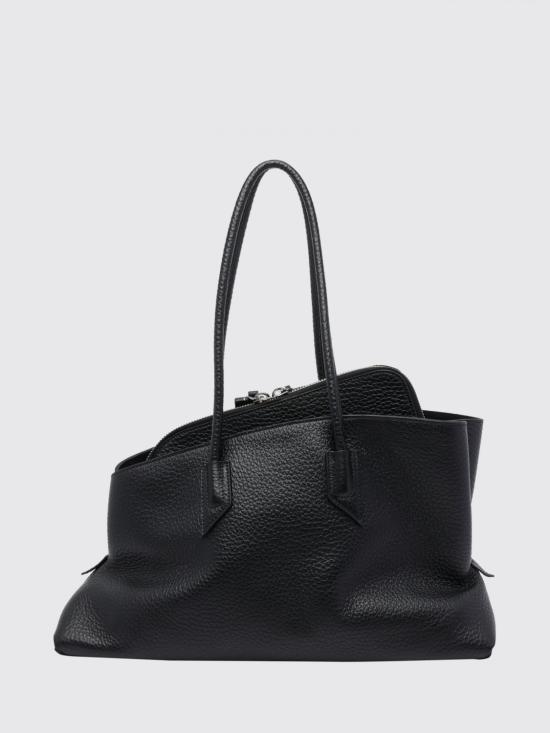 26FW 디 아티코 라 파세지아타 미디엄 탑 핸들 백 250WAH00054LBT117AA 100 Black - THE ATTICO