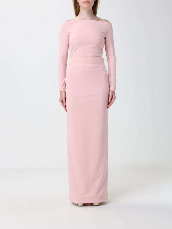 26FW 솔러스런던 롱 원피스 OS28038 PALE PINK Blush Pink