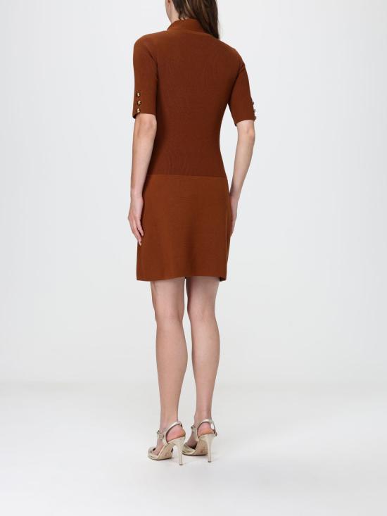 26FW 엘리자베타프랜치 숏 원피스 AM04S66E2 FK3 Tobacco - ELISABETTA FRANCHI