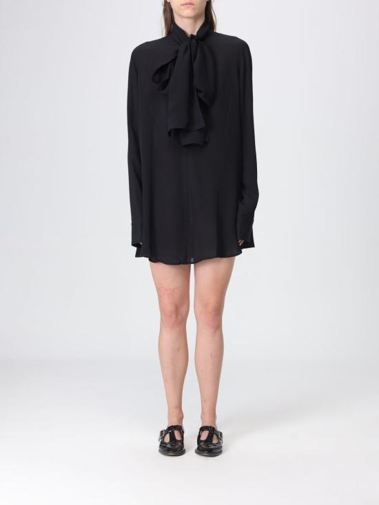 26FW 토템 미디 원피스 263WRD0353FB0670 001 Black