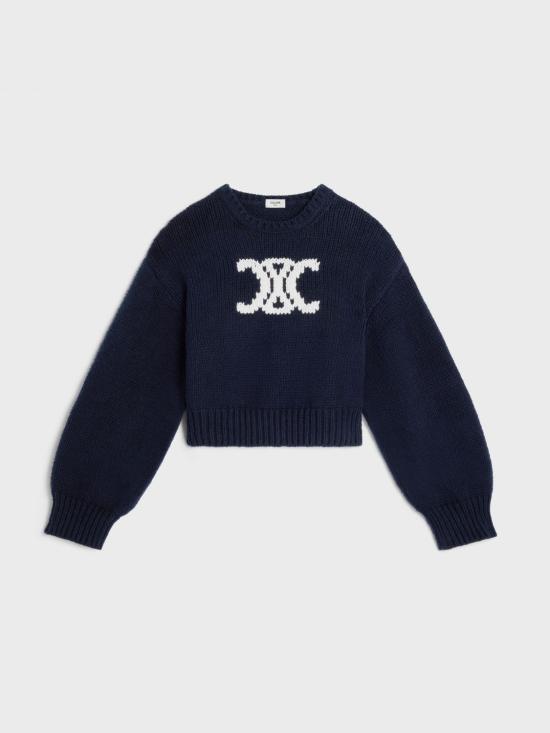 26FW 셀린느 루즈 스웨트셔츠 RY0ZX3T27 07MW Navy