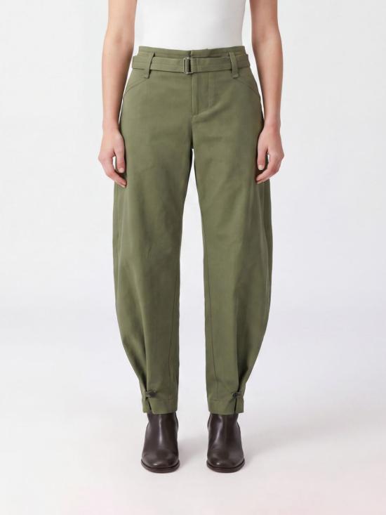 26FW 세미쿠튀르 스트레이트 팬츠 Y6WO19 S26 Green
