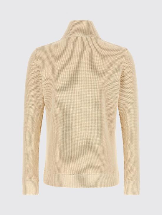 26FW 마르지엘라 니트 집업 가디건 SI1HA0013S17781 105F Beige - MAISON MARGIELA
