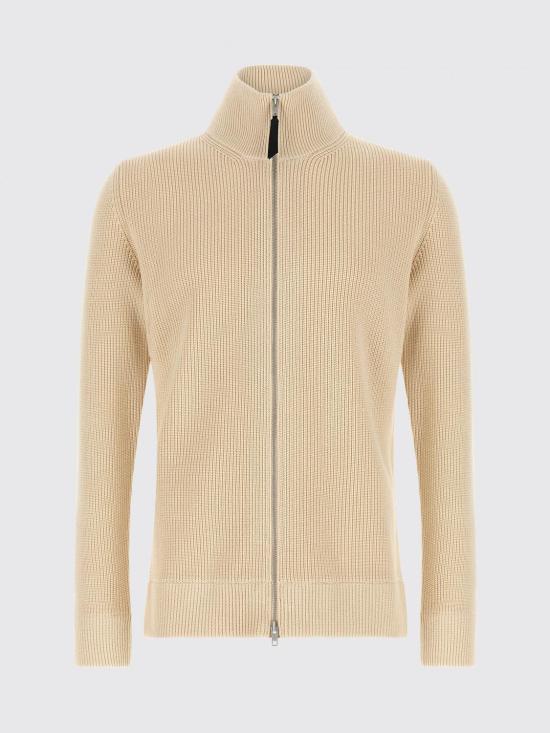 26FW 마르지엘라 니트 집업 가디건 SI1HA0013S17781 105F Beige - MAISON MARGIELA